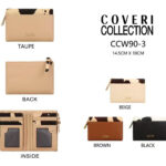Monedero Sintético Coveri Collection con Diseño Animal Print, Caja y Compartimento Frontal para Mujer