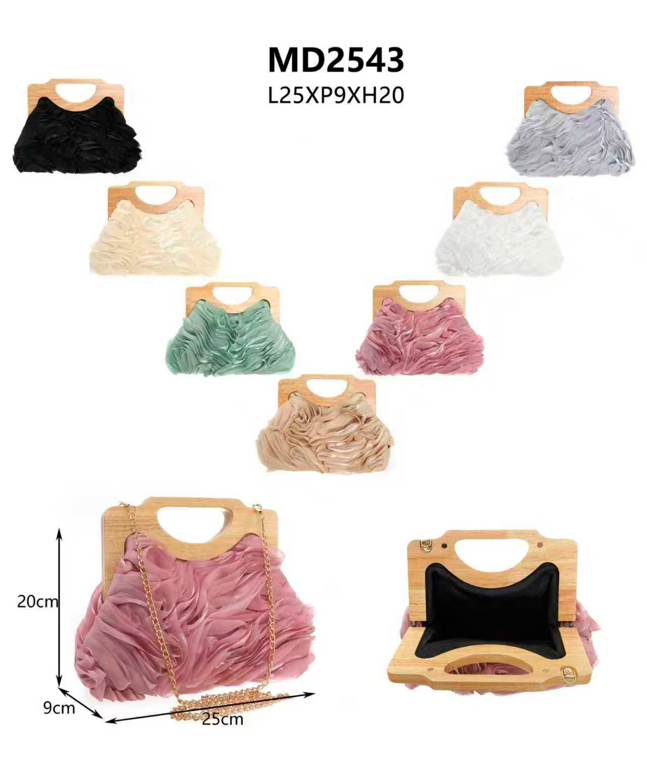 CGMD2543-All Bolso de Fiesta Sintético con Cierre Magnético y Bonito Diseño Original para Mujer - Imagen 1