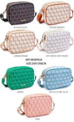 Bolso Bandolera Sintético Maxfly con Bolsillo Trasero y 2 Compartimentos con Cremallera para Mujer - Imagen 2