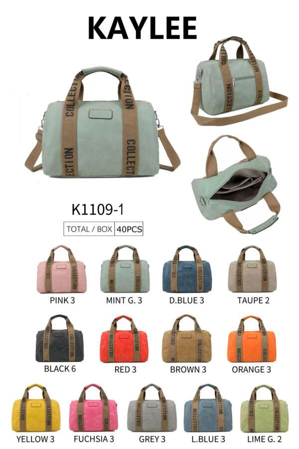 Bolso de viaje/deporte Sintético de 45cm Unisex con Gran Capacidad y Muy Resistente - Imagen 2