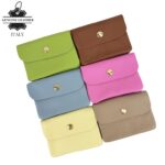 Monedero Compacto de Mujer en Piel Italiana con 3 compartimentos