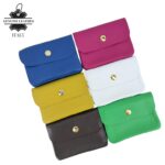 Monedero Compacto de Mujer en Piel Italiana con 3 compartimentos - Imagen 4