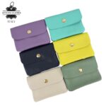 Monedero Compacto de Mujer en Piel Italiana con 3 compartimentos - Imagen 5