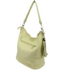 Bolso de Hombro en Piel con Bolsillo Trasero, Enganche Dorado y Asa Larga Mujer - Imagen 16