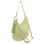 Bolso de Hombro en Piel con Bolsillo Trasero, Enganche Dorado y Asa Larga Mujer - Imagen 15