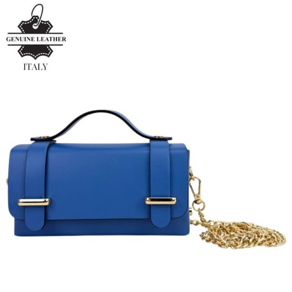 Bolsito de Mano Compacto en Piel con Tachuelas Decorativas y Solapa de 2 Botones para Mujer - Imagen 13