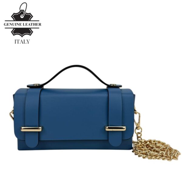 Bolsito de Mano Compacto en Piel con Tachuelas Decorativas y Solapa de 2 Botones para Mujer - Imagen 12