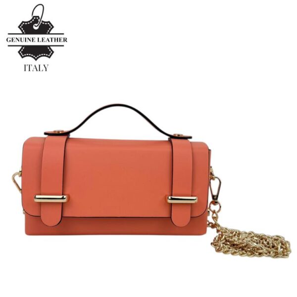 Bolsito de Mano Compacto en Piel con Tachuelas Decorativas y Solapa de 2 Botones para Mujer - Imagen 10