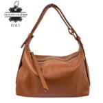 Bolso de Hombro en Piel Italiana para Mujer con Asa Ajustable tipo Cinturón y Multiforma - Imagen 12