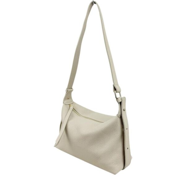 Bolso de Hombro en Piel Italiana para Mujer con Asa Ajustable tipo Cinturón y Multiforma - Imagen 17