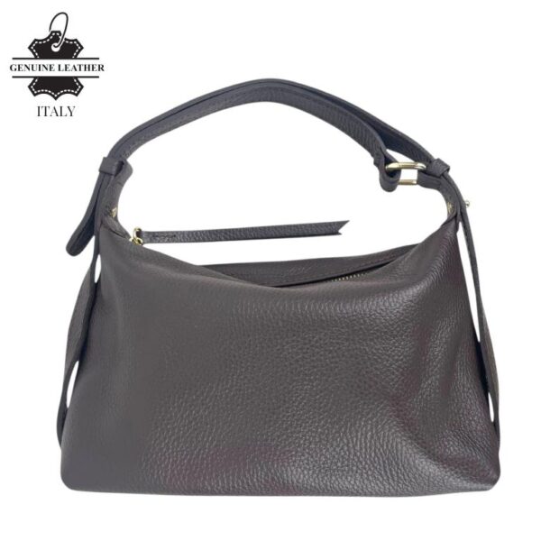 Bolso de Hombro en Piel Italiana para Mujer con Asa Ajustable tipo Cinturón y Multiforma - Imagen 13