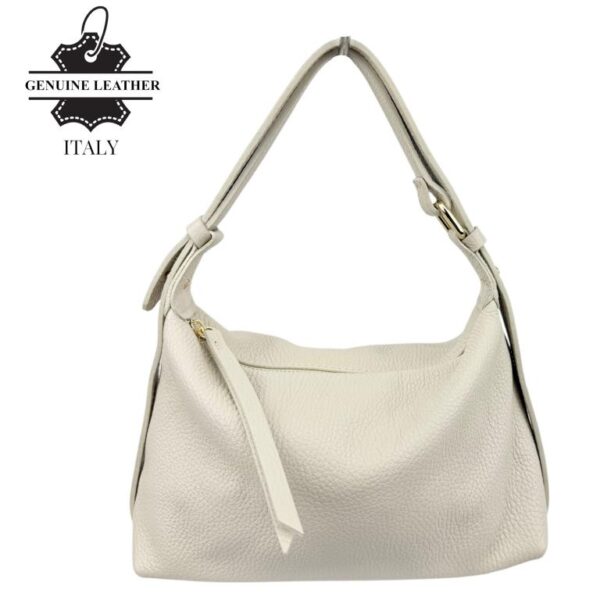 Bolso de Hombro en Piel Italiana para Mujer con Asa Ajustable tipo Cinturón y Multiforma - Imagen 15