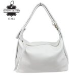 Bolso de Hombro en Piel Italiana para Mujer con Asa Ajustable tipo Cinturón y Multiforma - Imagen 5