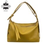 Bolso de Hombro en Piel Italiana para Mujer con Asa Ajustable tipo Cinturón y Multiforma - Imagen 6