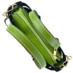 Bolso de Mano en Piel Italiana con Diseño Original, Tachuelas y Asa Larga de Cadena para Mujer - Imagen 12