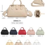 Bolso de Mano Sintético Micussi tipo Doctor con Mini Solapa y Apertura Original para Mujer