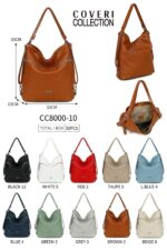 Bolso-Mochila Sintético Hobo de Mujer Coveri Collection con Bolsillos Exteriores y Gran Capacidad - Imagen 5