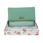 Monedero Sintético Bicolor de Mujer Coveri Collection con Caja, Solapa y Bolsillo Trasero