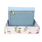 Monedero Sintético Bicolor de Mujer Coveri Collection con Caja, Solapa y Bolsillo Trasero - Imagen 4