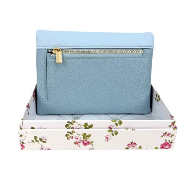 Monedero Sintético Bicolor de Mujer Coveri Collection con Caja, Solapa y Bolsillo Trasero - Imagen 4