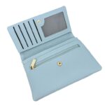 Monedero Sintético Bicolor de Mujer Coveri Collection con Caja, Solapa y Bolsillo Trasero - Imagen 5