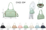 Bolso de Mano Sintético Charro para Mujer con Cremalleras y 4 Bolsillos Exteriores-All- Mayorista España