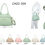 Bolso de Mano Sintético Charro para Mujer con Cremalleras y 4 Bolsillos Exteriores