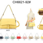 Bolso Bandolera Sintético Charro de Mujer con Asa Larga, Solapa y 3 Compartimentos Internos