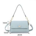 Bolso de Hombro Sintético Charro para Mujer con 3 Compartimentos Internos y Bolsillo Trasero