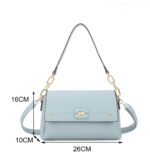 Bolso de Hombro Sintético Charro para Mujer con 3 Compartimentos Internos y Bolsillo Trasero