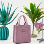 Bolso de Mano Canvas tipo Tote David Jones con Cremallera y Bolsillos Internos para Mujer