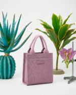 Bolso de Mano Canvas tipo Tote David Jones con Cremallera y Bolsillos Internos para Mujer