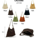 Bolso de Hombro en Algodón tipo Ganchillo con Saco Interno Cosido de Cuerdas para Mujer