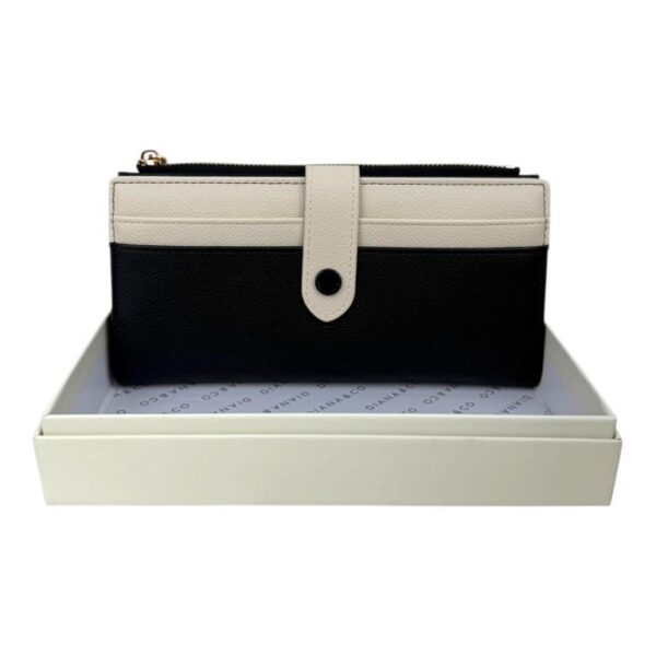Cartera Sintética Bicolor Diana & Co Firenze para Mujer con Espacio para Tarjetas, Caja y Cremallera - Imagen 4