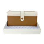 Cartera Sintética Bicolor Diana & Co Firenze para Mujer con Espacio para Tarjetas, Caja y Cremallera