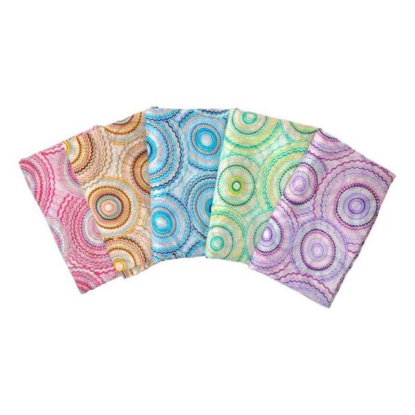 Amplia Bufanda de Algodón para Mujer con Diseño Circulos de Mandalas y Gran calidad - Imagen 2