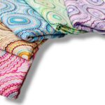 Amplia Bufanda de Algodón para Mujer con Diseño Circulos de Mandalas y Gran calidad - Imagen 6