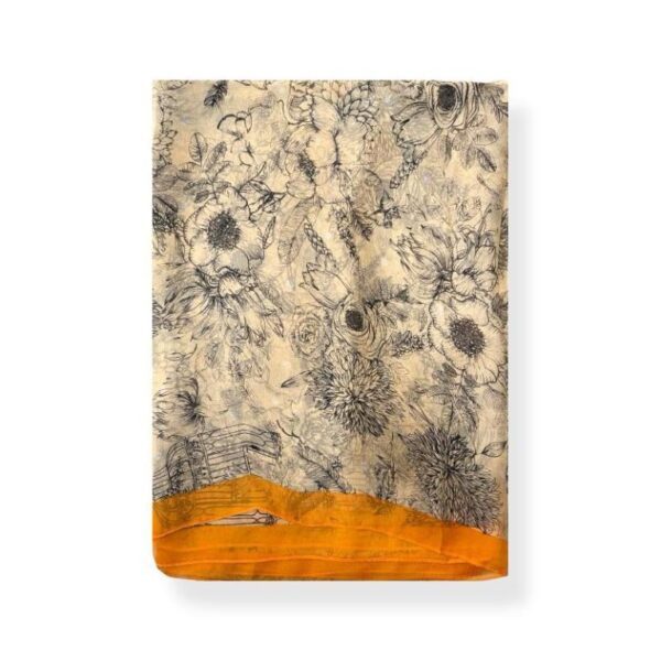 Preciosa Bufanda de Seda para Mujer con Alegres Diseños y Vivos Colores - Imagen 4