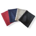 Bonita Bufanda de Seda con Diseño de Lunares y Gran Calidad para Mujer - Imagen 2