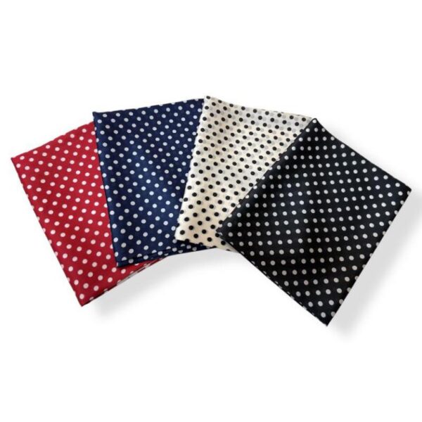 Bonita Bufanda de Seda con Diseño de Lunares y Gran Calidad para Mujer - Imagen 2