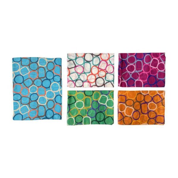 Bufanda de Algodón con Alegre Diseño Colorido y Gran Calidad para Mujer - Imagen 2