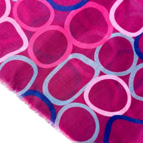 Bufanda de Algodón con Alegre Diseño Colorido y Gran Calidad para Mujer - Imagen 5