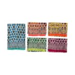 Bufanda de Algodón para Mujer con Diseño Colorido de Rombos y Gran Calidad - Imagen 2