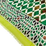 Bufanda de Algodón para Mujer con Diseño Colorido de Rombos y Gran Calidad - Imagen 5