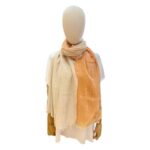 Fular Bicolor de Lino y Algodón para Mujer con Colores Lisos y Gran Calidad - Imagen 2