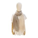 Fular Bicolor de Lino y Algodón para Mujer con Colores Lisos y Gran Calidad - Imagen 7