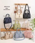 Bolso de Mano Sintético de Mujer con Frontal Decorativo, Bolsillo Trasero y 3 Cremalleras - Imagen 2