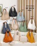 Bolso de Hombro Sintético con Asas Marrones + Bolsito Bandolera Extra con Cremallera para Mujer - Imagen 2