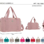 Bolso de Deporte/Viaje en Nylon Nazareno Gabrielli con Cierre de 2 Cremalleras para Mujer