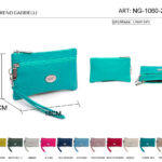 Monedero nailon con Asa Corta Extraíble y Bolsillo Frontal para Mujer